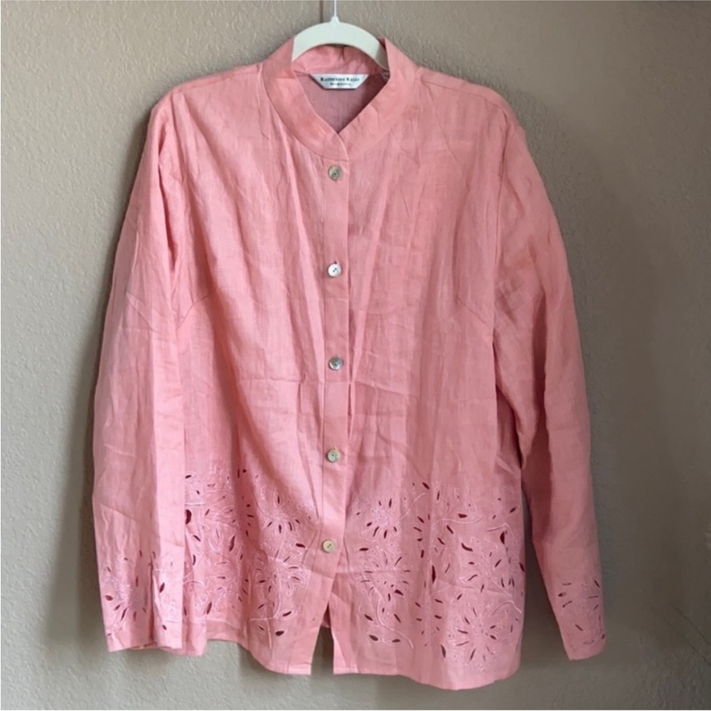 Katherine Kelly Irish Linen Top